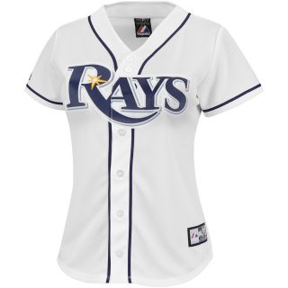 Majestic Womens Tampa Bay Rays Replica Generic Home Jersey   Size: XL/Extra