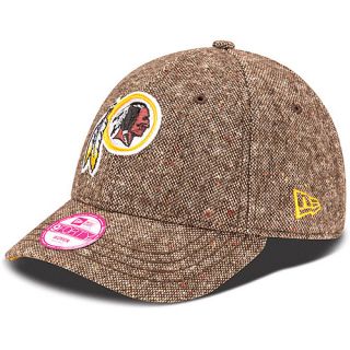 NEW ERA Mens Washington Redskins 9FIFTY Team Tweed Snapback Cap, Brown