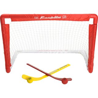 FRANKLIN NHL Shot Zone Mini Hockey Goal, Stick & Ball Set