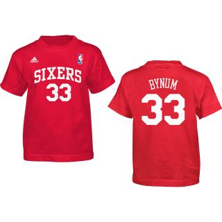 adidas Youth Philadelphia 76ers Andrew Bynum Game Time Name And NumberT Shirt  