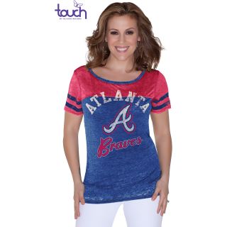 Touch By Alyssa Milano Womens Atlanta Braves Morgan Short Sleeve T Shirt  
