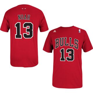 adidas Womens Chicago Bulls Joakim Noah Replica Name And Number T Shirt   Size: