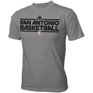 adidas Youth San Antonio Spurs Practice Short Sleeve T Shirt   Size: Small,