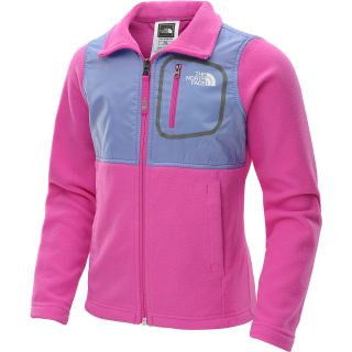 THE NORTH FACE Girls Glacier Fleece Jacket   Size: Large, Azalea Pink