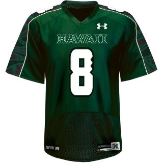 UNDER ARMOUR Mens Hawaii Rainbow Warriors Game Replica Football Jersey   Size: