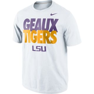 NIKE Mens LSU Tigers Geaux Tigers Local Short Sleeve T Shirt   Size: Large,