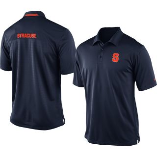 NIKE Mens Syracuse Orange Dri FIT Coaches Polo   Size: Small, Navy