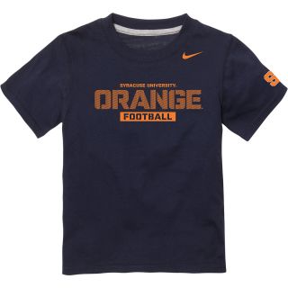 NIKE Youth Syracuse Orange Team Issue Short Sleeve T Shirt   Size: Small, Navy