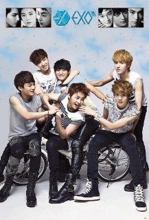 X 603 Exo M (Band) South Korea Boy Band  Kris, Xiumin, Lu Han, Lay, Chen, Tao   Collections, decorative Poster Print Vintage New Size: 35 X 24 Inch.#4 : Everything Else
