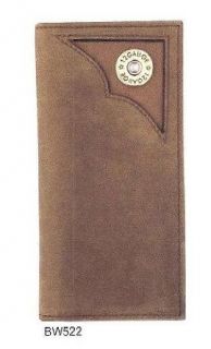 Mens Leather Hunting Wallet Checkbook Style at  Mens Clothing store: