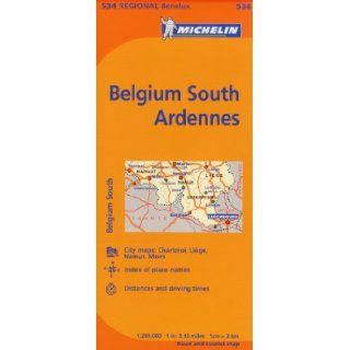 Belgium, South Ardenne 534 (Maps/Regional (Michelin)): Michelin Travel & Lifestyle: 9782067175075: Books
