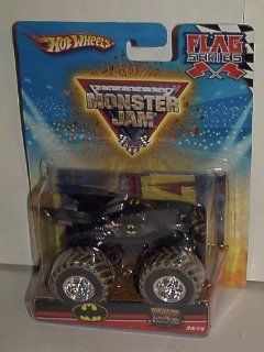 Batman (Mud Trucks)   Hot Wheels Monster Jam Flag Series #33 1:64 Scale (Small Version): Toys & Games