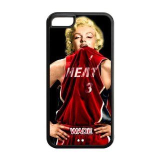 NBA Miami Heat Dwyane Wade Iphone 5C Case Marilyn Monroe case cover: Books