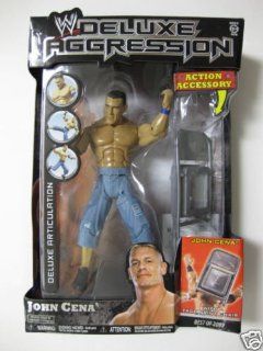 BEST OF 2009 DELUXE AGGRESSION WWE JOHN CENA ACTION FIGURE: Toys & Games