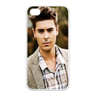 PhoneCaseDiy Custom Protective Cases Hot Movie Star Zac Efron Case For Iphone 4 4s With Durable TPU Sides Ip4 AX52711 Cell Phones & Accessories
