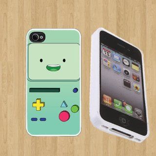 Adventure time Custom Case/Cover FOR Apple iPhone 4 / 4s** WHITE** Rubber Case ( Ship From CA ): Cell Phones & Accessories