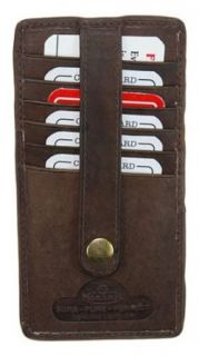 New High End Leather Business & Credit Card Case Holder #538CF at  Mens Clothing store