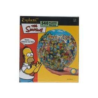 Esphera 360: THE SIMPSONS 540 piece plastic spherical puzzle: Toys & Games
