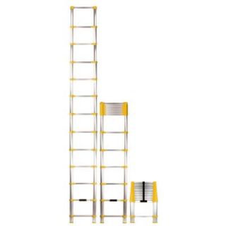 Xtend & Climb 12.5 ft. Telescoping Aluminum Extension Ladder with 225 lb. Load Capacity Type II Duty rating 770P
