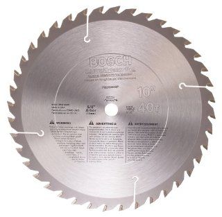 Bosch PRO1040GP 10 Inch 40 Tooth ATB General Purpose Saw Blade with 5/8 Inch Arbor   Table Saw Blades  