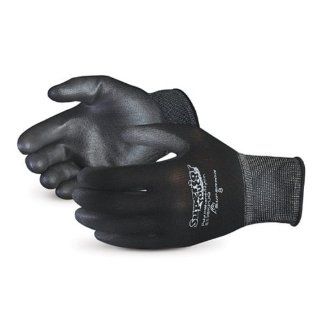 Superior S13BKPUQ Superior Touch Nylon Economy String Knit Glove with Polyurethane Coated Palm, Work, 13 Gauge Thickness, Size 6, Black (Pack of 1 Dozen): Industrial & Scientific