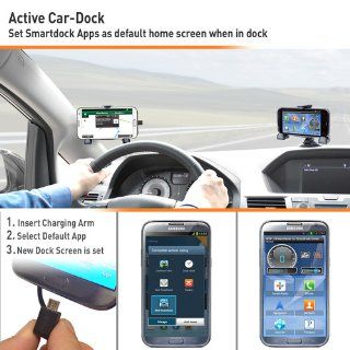 iBOLT xProDock Active Car Dock/Holder/Mount for Samsung Galaxy S3, S4, Note 2 & Note 3 with aux out to car speakers. Works with ALL Cases and extended Batteries.: Cell Phones & Accessories