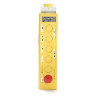 Woodhead 4028ES Super Safeway Pushbutton Pendant Station, Emergency Stop, 8 Buttons, 1 Speed, F3 3/4" Cord Grip Body Size, .562 .812" Cord Diameter: Electronic Component Pushbutton Switches: Industrial & Scientific