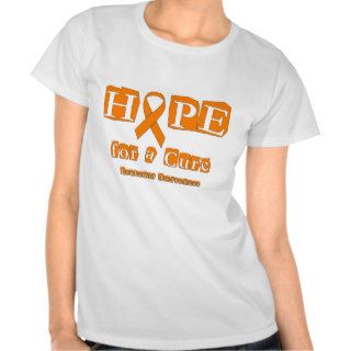 Hope for a Cure   Leukemia T shirts