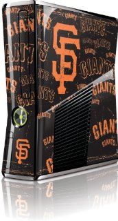 MLB   San Francisco Giants   San Francisco Giants   Cap Logo Blast   Microsoft Xbox 360 Slim (2010)   Skinit Skin : Video Game Skins : Sports & Outdoors