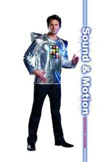 Robot A Boom Light Up & Sound Costume Adult Plus Select Size: XX Large: Adult Exotic Costumes: Clothing