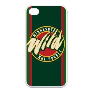 NHL Hockey Minnesota Wild Team Logo Wearproof & Sleek iPhone4/4s Case: Cell Phones & Accessories