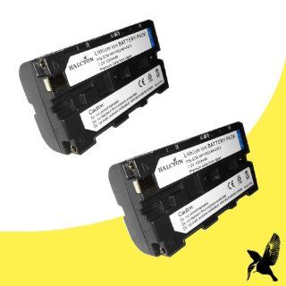 Two Halcyon 2000 mAH Lithium Ion Replacement Battery for Sony HDR FX1 3 CCD HDV High Definition Digital Camcorder and Sony NP F550 : Camera & Photo