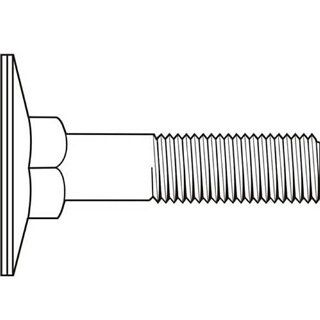 5/16 18x2 Elevator Bolt UNC Steel / Zinc Plated, Pack of 550 Ships FREE in USA: Industrial & Scientific