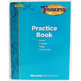 Treasures Grade 2 Practice Book   Phonics Vocabulary Fluency Comprehension Macmillian 9780022080082 Books