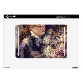 Woman with Lilacs by Pierre Renoir Decal For Motorola XOOM