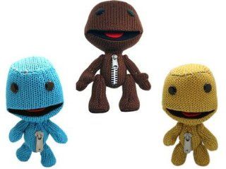 Little Big Planet Character Blue/yellow/coffee Plush Doll Toys Set of 3pcs Toys & Games