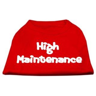 Mirage Pet Products 10 Inch High Maintenance Screen Print Shirts for Pets, Small, Red : Pet Supplies