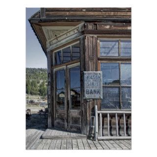 STATE BANK   MOLSON WASHINGTON GHOST TOWN POSTERS