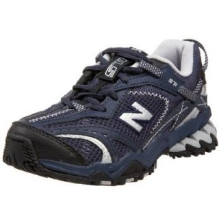 New Balance Little Kid/Big Kid CU TD 571 Trail Running Shoe,Navy/Silver,3.5 M US Big Kid: Shoes