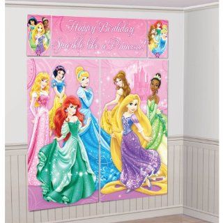 Sparkle Princess Scene Setter Wall Decorating Kit Birthday Party Girl Decor: Toys & Games