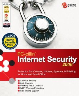 PC Cillin Internet Security 2006 Home Security Pack   3 User: Software