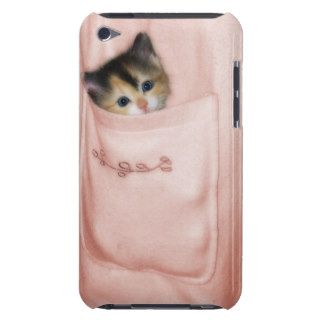 Kitten in the Pocket 2 iPod Case Mate Cases