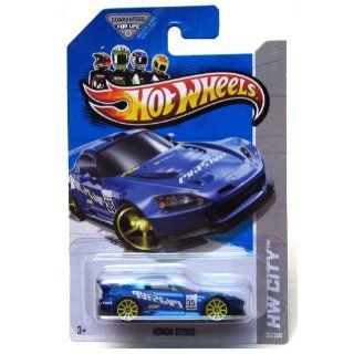 2013 Hot Wheels Hw City   Honda S2000   Blue: Toys & Games