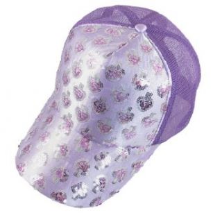 Ladies Light Purple Silver Tone Glittery Tree Sequin Mesh Sun Visor Cap at  Womens Clothing store: Baseball Caps