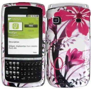 Pink Splash Hard Case Cover for Samsung Replenish M580: Cell Phones & Accessories