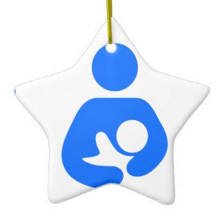 Breastfeeding / Nursing Icon Christmas Tree Ornaments