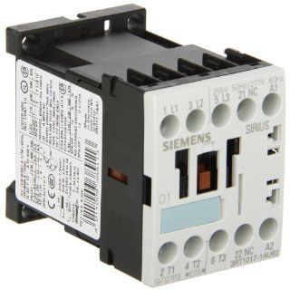 Siemens 3RT10 17 1AU62 Motor Contactor 3 Poles Screw Terminals S00 Frame Size 1 NC Auxiliary Contact 277V at 60Hz AC Coil Voltage: Industrial & Scientific