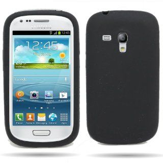CoverON Soft Silicone Black Skin Cover Case For Samsung Galaxy S3 Mini: Cell Phones & Accessories