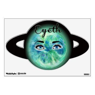 Eyeth saturn wall graphic