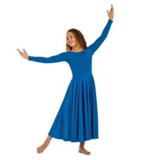 Worship Long Sleeve Dance Dress,BW512: Clothing
